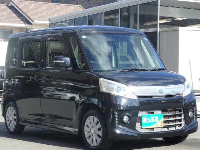 スペーシアカスタム XS ワンオーナー車 買取車 SDナビ ETC 両側パワスラドア HIDオートライト LEDフォグライト ウィンカー付き電格ミラー スマートキーPスタート 純正14インチAW(7枚目)