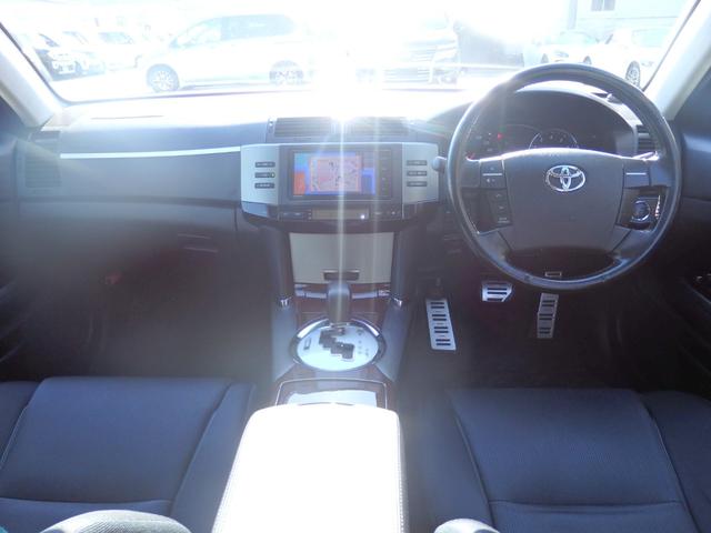 マークX 250G Sパッケージ 禁煙車 買取車 TEIN車高調 19AW ドラレコ 社外ナビ DVD SD REC フルセグ Bluetooth ETC ステリモ HIDオート TRC 前席シートヒーター スマートキーPスタート(18枚目)