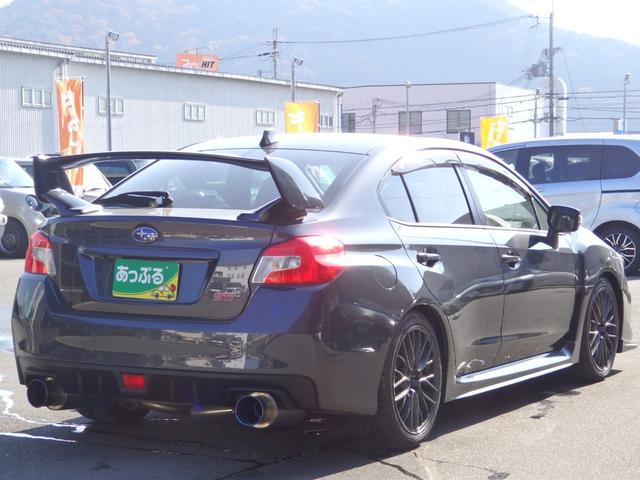 WRX STI STI 禁煙車 6MT SD8型ナビ DVD REC Bluetooth CD ETC 前後ドラレコ ブリッツ製車高調 GPスポーツマフラー 大型ウイング STIハーフレザーシート LEDライト フォグ(9枚目)