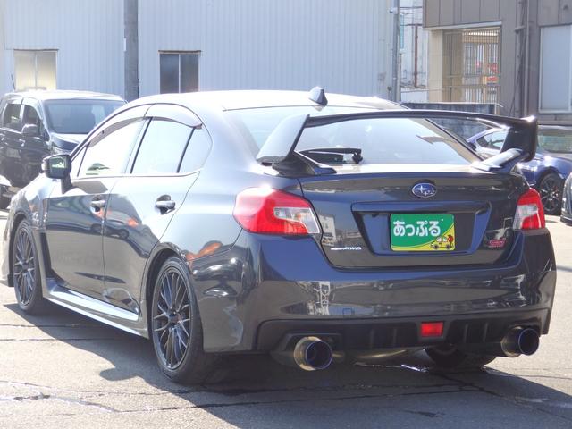 WRX STI STI 禁煙車 6MT SD8型ナビ DVD REC Bluetooth CD ETC 前後ドラレコ ブリッツ製車高調 GPスポーツマフラー 大型ウイング STIハーフレザーシート LEDライト フォグ(10枚目)
