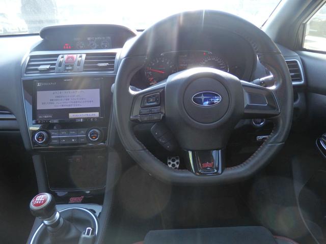 WRX STI STI 禁煙車 6MT SD8型ナビ DVD REC Bluetooth CD ETC 前後ドラレコ ブリッツ製車高調 GPスポーツマフラー 大型ウイング STIハーフレザーシート LEDライト フォグ(19枚目)