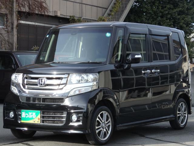 Ｎ－ＢＯＸカスタム Ｇ　ＳＳパッケージ　社外ナビ　Ｂカメラ　ＥＴＣ　両側パワスラ　スマートキーＰスタート　横滑り防止　Ｒサンシェード　オートエアコン　パワーウィンドウ　ウィンカー付き電格ミラー　社外マット　純正バイザー　純正１４インチＡＷ（8枚目）