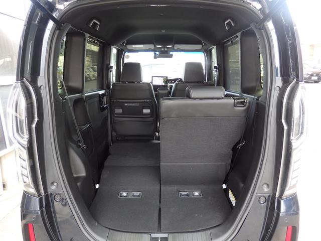 N-BOXカスタム Lターボ 純正9型ナビ ドラレコ クルコン ETC スマートキーPスタート パドルシフト ステリモ 両側パワスラ ハーフレザーシート LEDオートライト フォグライト 横滑り防止 衝突軽減 Rサンシェード(52枚目)