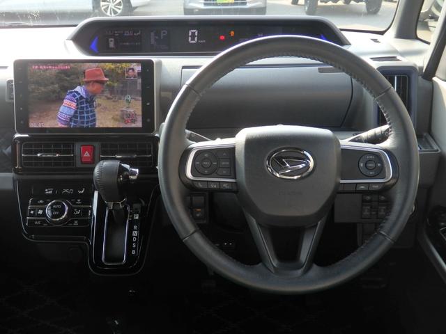 タント 　純正９型ナビ　全方位Ｍ　ＥＴＣ　ドラレコ　クルコン　ステリモ　Ａストップ　スマートキーＰスタート　両側パワスラ　Ｆ席シートヒーター　黒革調シートカバー　Ｒサンシェード　ＬＥＤオートライト　フォグライト（17枚目）
