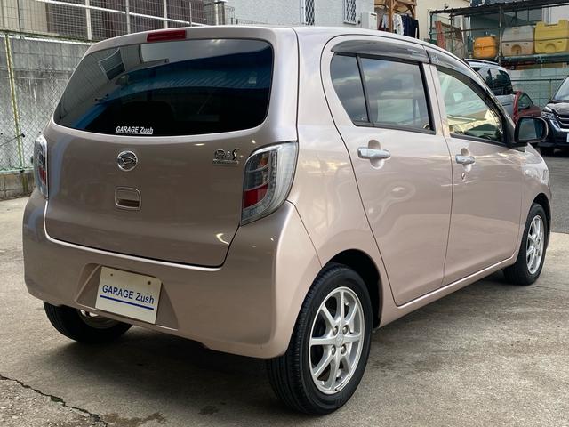 ミライース Ｘ　ユーザー様買取／純正メモリーナビ／キーレスエントリー／アイドリングストップ／電動格納ドアミラー／純正１４インチアルミホイール（6枚目）