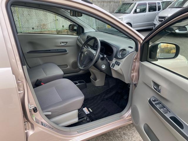 ミライース Ｘ　ユーザー様買取／純正メモリーナビ／キーレスエントリー／アイドリングストップ／電動格納ドアミラー／純正１４インチアルミホイール（10枚目）