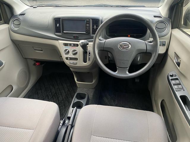 ミライース Ｘ　ユーザー様買取／純正メモリーナビ／キーレスエントリー／アイドリングストップ／電動格納ドアミラー／純正１４インチアルミホイール（11枚目）