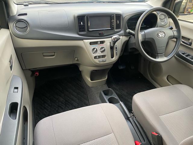 ミライース Ｘ　ユーザー様買取／純正メモリーナビ／キーレスエントリー／アイドリングストップ／電動格納ドアミラー／純正１４インチアルミホイール（15枚目）