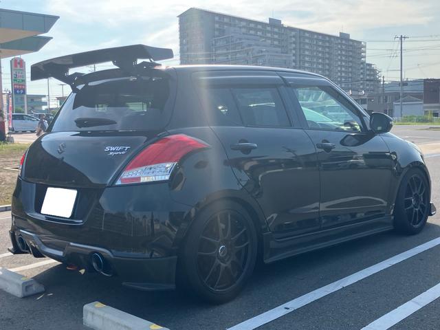 スイフトスポーツ ベースグレード 社外LSD トラストターボキット BLITZ車高調 トラストマフラーオイルクーラー 追加メーター(6枚目)