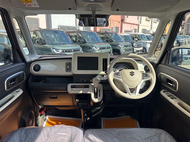 ワゴンRスマイル クリームコーデ 両側電動スライドドア クリアランスソナー オートクルーズコントロール レーンアシスト 衝突被害軽減システム オートライト LEDヘッドランプ スマートキー アイドリングストップ 電動格納ミラー(2枚目)