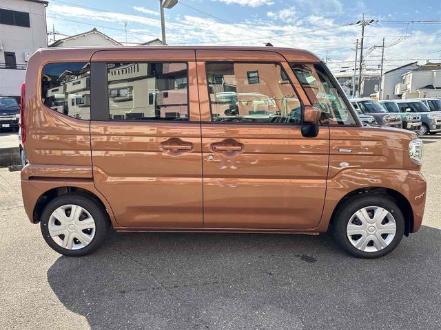 スペーシア ハイブリッドＧ　両側スライドドア　クリアランスソナー　衝突被害軽減システム　オートライト　ＬＥＤヘッドランプ　スマートキー　アイドリングストップ　電動格納ミラー　ベンチシート　ＣＶＴ　盗難防止システム　ＡＢＳ　ＥＳＣ（13枚目）