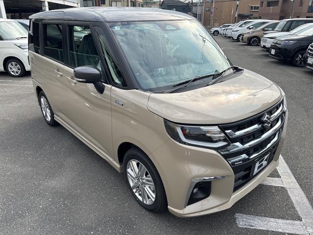 ソリオ ハイブリッドMZ クリアランスソナー オートクルーズコントロール レーンアシスト 衝突被害軽減システム 両側電動スライドドア オートライト LEDヘッドランプ スマートキー アイドリングストップ 電動格納ミラー(13枚目)