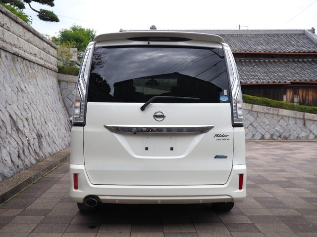 セレナ ライダー ブラックライン S-ハイブリッド 車検2年付き フルセグナビ ETC DVD再生 LED Bluetooth クルーズコントロール バックカメラ AUTECHアルミ アイドリングストップ 両パワスラ ダブルエアコン レーンアシスト(5枚目)