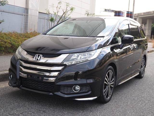 オデッセイ アブソルート　車検２年付き　ナビ　ＥＴＣ　両側パワースライドドア　バックカメラ　クルーズコントロール　ＢｌｕｅＴｏｏｔｈオーディオ　ＬＥＤヘッドライト　純正１８インチアルミ　フルセグＴＶ　後席モニター　ハーフレザー（2枚目）