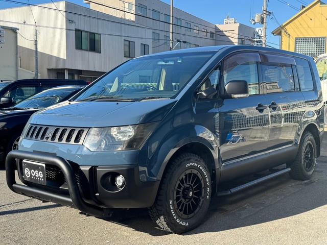 デリカＤ：５ Ｄ　パワーパッケージ　全塗装済み・ディーゼル４ＷＤ・新品アルミホイール・新品ブロックタイヤ・新品グリルガード・７人乗り仕様・バックカメラ・社外ナビ・ＴＶ・シートヒーター・ＥＴＣ・両側電動スライドドア・ウォークスルー（15枚目）