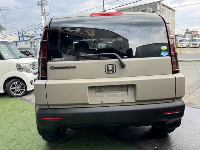 クロスロード HDDナビエディション 全塗装済・オリジナルツートンカラー・新品アルミホイール・新品ブロックタイヤ・マットブラック・バックカメラ・純正ナビ・オートエアコン・ステアリングリモコン(9枚目)