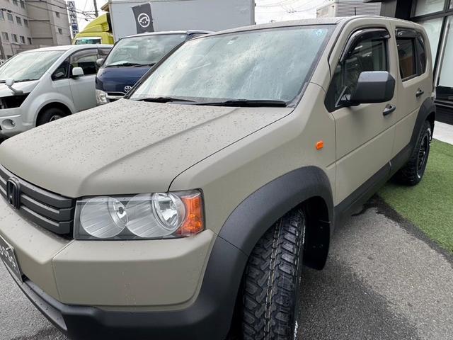 クロスロード HDDナビエディション 全塗装済・オリジナルツートンカラー・新品アルミホイール・新品ブロックタイヤ・マットブラック・バックカメラ・純正ナビ・オートエアコン・ステアリングリモコン(38枚目)