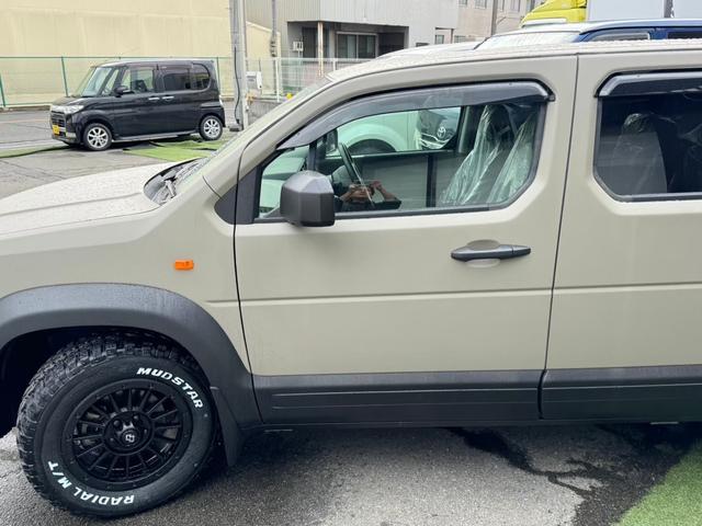 クロスロード HDDナビエディション 全塗装済・オリジナルツートンカラー・新品アルミホイール・新品ブロックタイヤ・マットブラック・バックカメラ・純正ナビ・オートエアコン・ステアリングリモコン(54枚目)