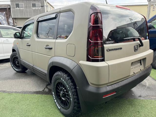 クロスロード HDDナビエディション 全塗装済・オリジナルツートンカラー・新品アルミホイール・新品ブロックタイヤ・マットブラック・バックカメラ・純正ナビ・オートエアコン・ステアリングリモコン(60枚目)