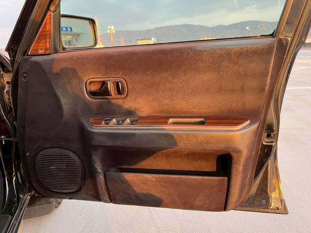 ラシーン タイプA 禁煙車・全塗装済・オリジナルブルー・マット塗装・ナルディ製ステアリングホイール・社外フロントグリル・木目パネル・社外アルミホイール・シートカバー・ETC・社外オーディオデッキ・FM/AM(14枚目)