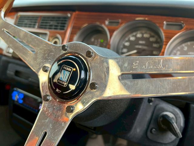 ラシーン タイプA 禁煙車・全塗装済・オリジナルブルー・マット塗装・ナルディ製ステアリングホイール・社外フロントグリル・木目パネル・社外アルミホイール・シートカバー・ETC・社外オーディオデッキ・FM/AM(23枚目)