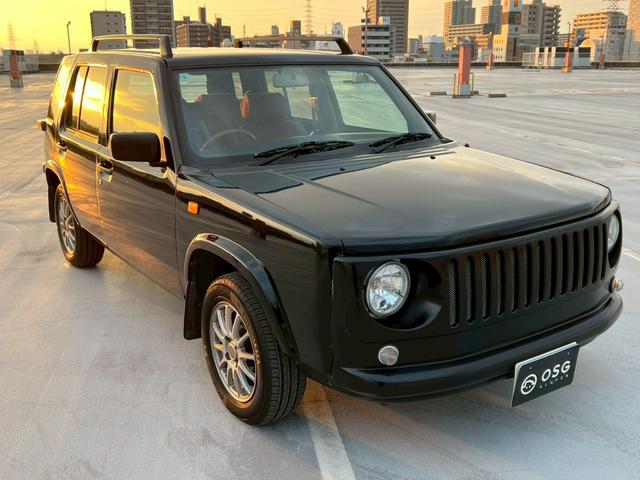 ラシーン タイプA 禁煙車・全塗装済・オリジナルブルー・マット塗装・ナルディ製ステアリングホイール・社外フロントグリル・木目パネル・社外アルミホイール・シートカバー・ETC・社外オーディオデッキ・FM/AM(50枚目)