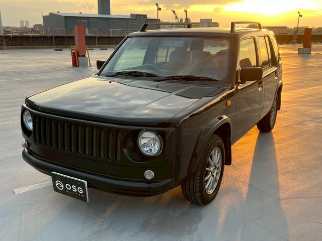 ラシーン タイプA 禁煙車・全塗装済・オリジナルブルー・マット塗装・ナルディ製ステアリングホイール・社外フロントグリル・木目パネル・社外アルミホイール・シートカバー・ETC・社外オーディオデッキ・FM/AM(75枚目)