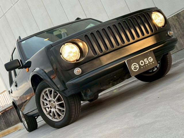 ラシーン タイプA 禁煙車・全塗装済・オリジナルブルー・マット塗装・ナルディ製ステアリングホイール・社外フロントグリル・木目パネル・社外アルミホイール・シートカバー・ETC・社外オーディオデッキ・FM/AM(76枚目)