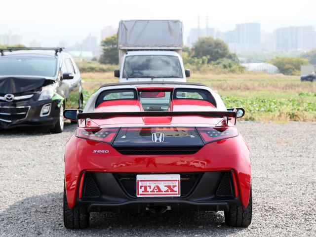 S660 α 純正ラジオ/Bカメラ/ETC/ブリットセミバケットシート/ブリッツブースト計/FR社外バンパー/社外ウイング/前後ブリッツタワーバー/ブリッツ車高調/HKSエアクリ/社外マフラー/ブローオフバルブ(22枚目)