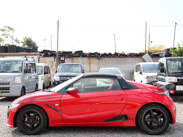 S660 α 純正ラジオ/Bカメラ/ETC/ブリットセミバケットシート/ブリッツブースト計/FR社外バンパー/社外ウイング/前後ブリッツタワーバー/ブリッツ車高調/HKSエアクリ/社外マフラー/ブローオフバルブ(24枚目)