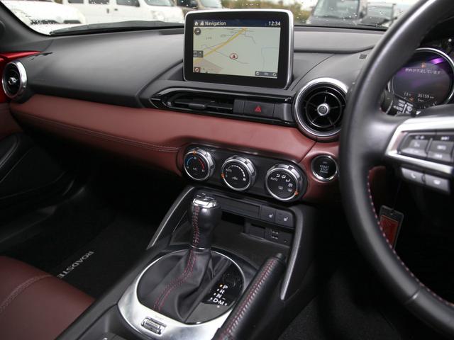 ロードスターＲＦ ＶＳ　純正ナビ／フルセグＴＶ／バックカメラ／フルエアロ／スマートキー／ブラウンレザーシート／シートヒーター／プッシュスタート（6枚目）