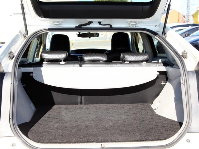 プリウス Gツーリングセレクション 純正SDナビ/フルセグ/Bカメラ/ドライブレコーダー/ETC/ステリモ/クルコン/プッシュスタート/スマートキー/ハーフエアロ/黒革調シートカバー/ダウンサス/スペーサー/TRDペダル/純正17AW(27枚目)