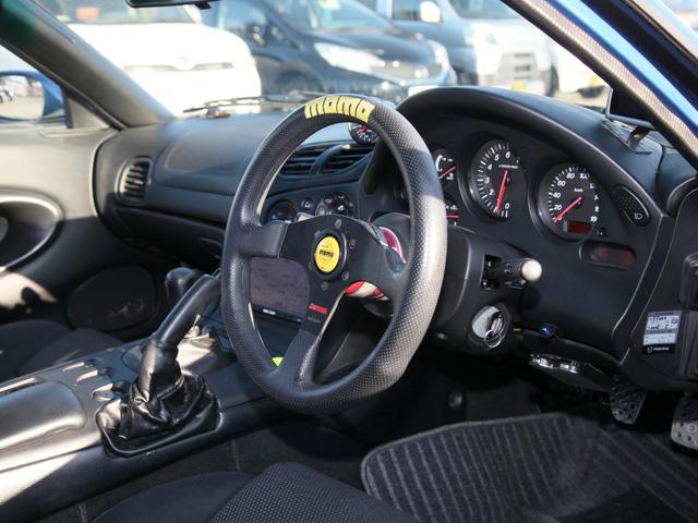 RX-7 タイプRB Sパッケージ 17インチ P-1 Racing/TEIN車高調/momoステアリング/純フォグ/純サイドスカート/外ETC/外雨宮マフラー/Defiブースト計(5枚目)