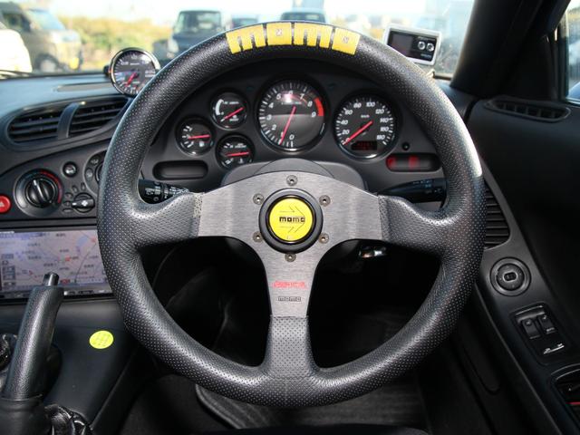 RX-7 タイプRB Sパッケージ 17インチ P-1 Racing/TEIN車高調/momoステアリング/純フォグ/純サイドスカート/外ETC/外雨宮マフラー/Defiブースト計(10枚目)