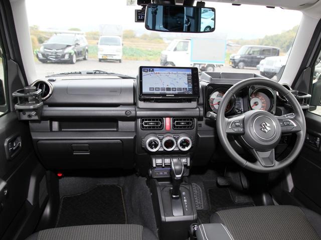 ジムニーシエラ ＪＣ　ケンウッドフロートナビ／フルセグ／Ｂカメラ／ＥＴＣステリモ／クルコン／ホワイトレター１６インチＡＷ／プッシュスタート／アイドリングストップ／ＬＥＤ／シートヒーター／ワンオーナー車（5枚目）