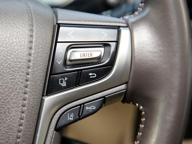 ランドクルーザープラド ＴＸ　Ｌパッケージ　メーカーナビ／フルセグ／Ｂカメラ／ＰＶＭ／サンルーフ／スペアタイヤ／ベージュ革シート／シートヒーター／エアシート／ルーフレール／トヨタセーフティセンス／ビルトインＥＴＣ２．０／ワンオーナー（15枚目）