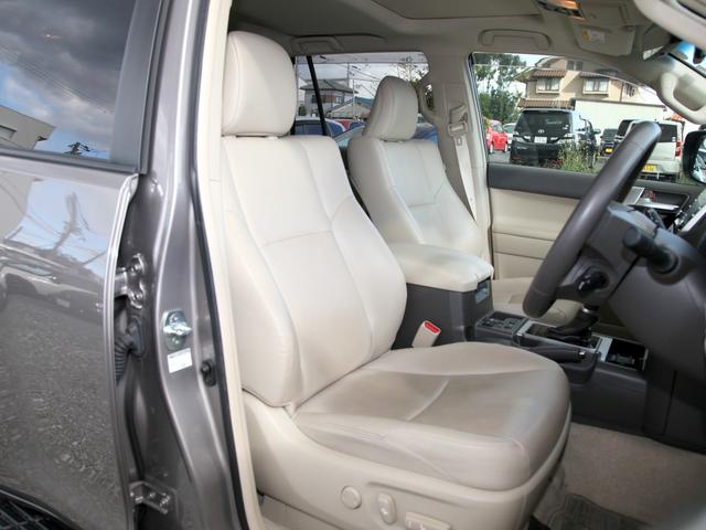 ランドクルーザープラド ＴＸ　Ｌパッケージ　メーカーナビ／フルセグ／Ｂカメラ／ＰＶＭ／サンルーフ／スペアタイヤ／ベージュ革シート／シートヒーター／エアシート／ルーフレール／トヨタセーフティセンス／ビルトインＥＴＣ２．０／ワンオーナー（23枚目）