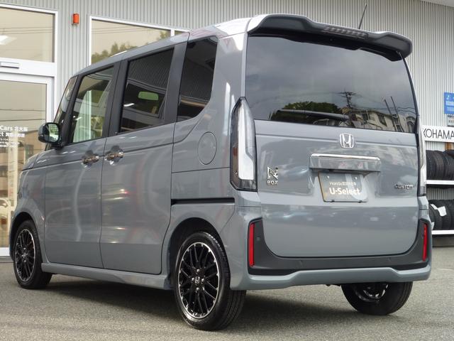 N-BOXカスタム ターボコーディネートスタイル 純正8インチナビ 両側パワースライドドア ETC ドライブレコーダー前後 Bluetooth バックカメラ USB シートヒーター パドルシフト 革巻きステアリング フルプライムスムースシート(10枚目)