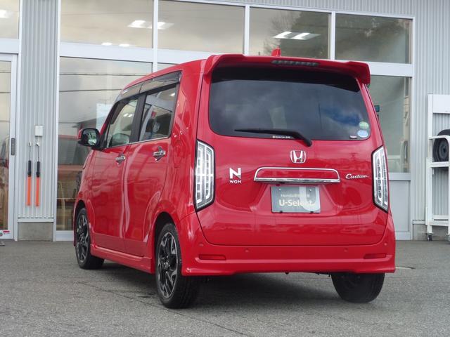 Ｎ－ＷＧＮカスタム Ｌ・ターボホンダセンシング　８インチ純正ナビ　ドライブレコーダー前後ナビ連動　ＥＴＣ　電子パーキングスイッチ　パドルシフト　パーキングセンサー　革巻きステアリング　ＣＤ／ＤＶＤ　フルセグ　Ｂｌｕｅｔｏｏｔｈ　ミュージックラック（14枚目）