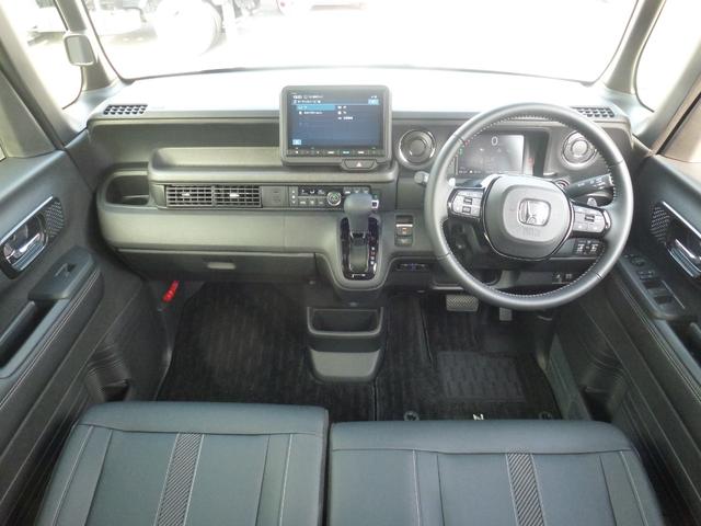 N-BOXカスタム ターボコーディネートスタイル 純正8インチナビ ドライブレコーダー前後 両側パワースライドドア ETC 革巻きステアリング パドルシフト バックカメラ サイドカーテンエアバック ブレーキホールド フルセグ Bluetooth(4枚目)