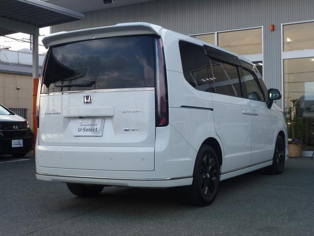 ステップワゴン e:HEVスパーダ 9インチ純正ナビ ETC シートヒーター パーキングセンサー 両側パワースライドドア パワーテールゲート パドルシフト バックカメラ シートバックテーブル 2列目オットマン ホンダセンシング(9枚目)