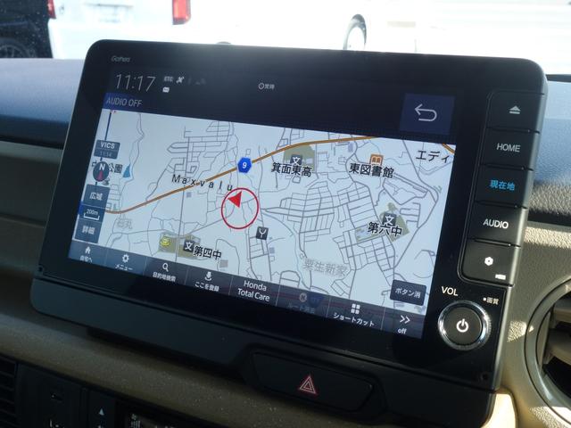 Ｎ－ＢＯＸ ベースグレード　ワンオーナー車　ドラレコ３カメラ　９インチ純正ギャザズナビ　サイドカーテンエアバッグ　ホンダセンシング　ＢｌｕｅｔｏｏｔｈＡｕｄｉｏ　ＵＳＢ　ＡｐｐｌｅＣａｒＰｌａｙ（3枚目）