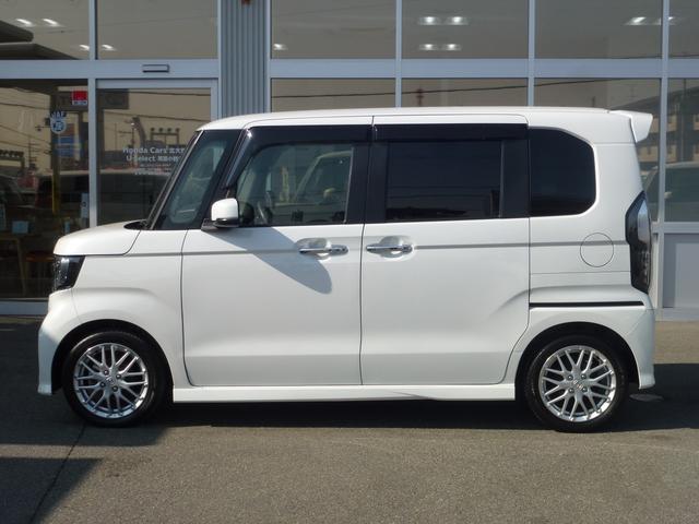 N-BOXカスタム Lターボ 9インチ純正ナビ 両側パワースライドドア リア席シートバックテーブル ETC CD DVD フルセグ アップルカープレイ(9枚目)