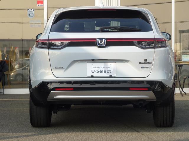 ヴェゼル ｅ：ＨＥＶＺ　ホンダ純正ギャザズナビゲーション９インチナビ，ＣＤ／ＤＶＤ、フルセグＴＶ、Ｍラック、ＵＳＢ、ＢＴＡ、バックカメラ、パーキングセンサー、運転席助手席シートヒーター、パワーデールゲート、ＬＥＤヘッドライト（11枚目）