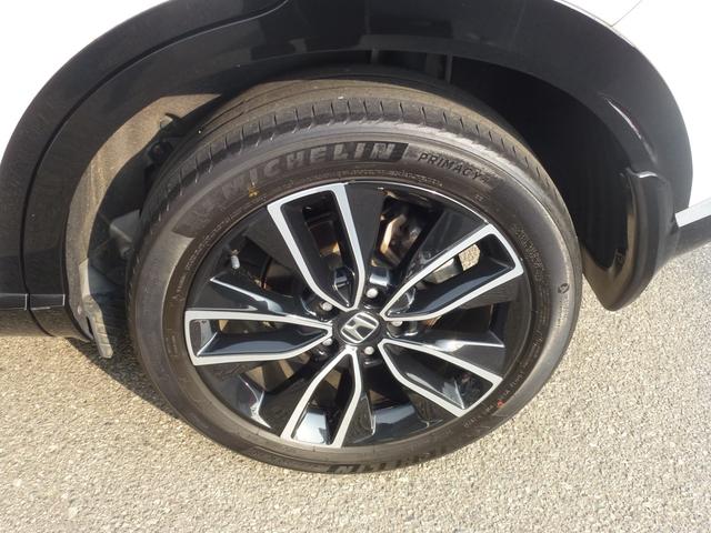 ヴェゼル ｅ：ＨＥＶＺ　ホンダ純正ギャザズナビゲーション９インチナビ，ＣＤ／ＤＶＤ、フルセグＴＶ、Ｍラック、ＵＳＢ、ＢＴＡ、バックカメラ、パーキングセンサー、運転席助手席シートヒーター、パワーデールゲート、ＬＥＤヘッドライト（43枚目）