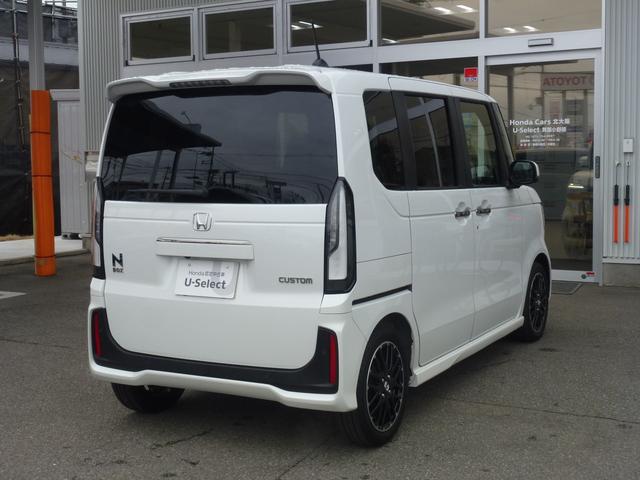 N-BOXカスタム ターボコーディネートスタイル 純正ドライブレコーダー前後 純正8インチギャザズナビ サイドカーテンエアバック 両側パワースライドドア Bluetoothaudio シートヒーター リア席サンシェード パドルシフト(13枚目)