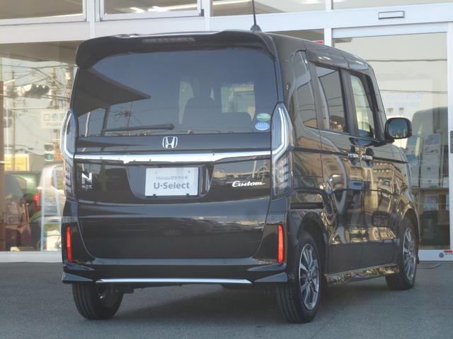 Ｎ－ＢＯＸカスタム Ｌ　両側パワースライドドア　フロントドラレコナビ連動　パーキングセンサー　サイドカーテンエアバック　リア席シートバックテーブル　ＵＳＢ　シートヒーター　Ｂｌｕｅｔｏｏｔｈａｕｄｉｏ　禁煙車（12枚目）