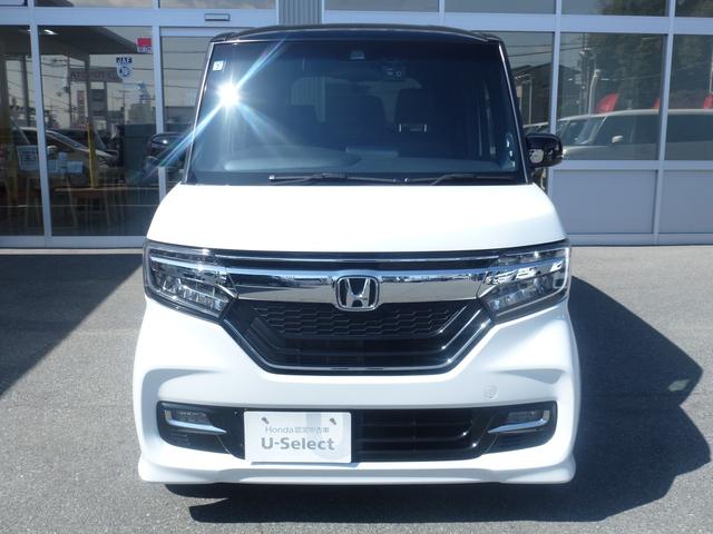 Ｎ－ＢＯＸカスタム Ｇ・Ｌターボホンダセンシング　２トーンカラースタイル　バーバパパフロアマット　パドルシフト　サイドカーテンエアバック　両側パワースライドドア　純正９インチギャザズナビ　リア席サンシェード　ＵＳＢ（8枚目）