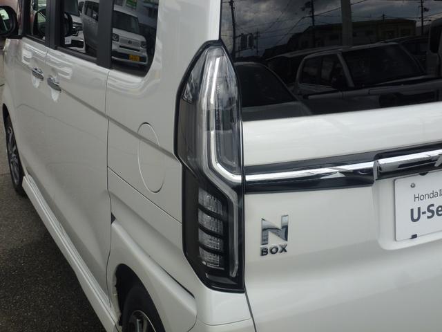 Ｎ－ＢＯＸカスタム Ｌ　純正ナビ　シートヒーター　オートリトラミラー　パーキングセンサー　バックカメラ　ＬＥＤヘッドライト　シートバックテーブル　サイドカーテンエアバック　両側パワースライドドア（52枚目）