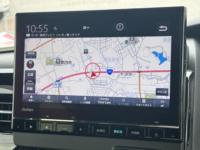 Ｌターボ　純正ドライブレコーダーナビ連動３カメラ　純正ギャザズナビ９インチ　サイドカーテンエアバック　パドルシフト　電子パーキング　フルセグ　ＣＤ　ＤＶＤ　ＵＳＢ　ＢＴＡ　バックカメラ　セキュリティ　リヤカメラ（画像7）